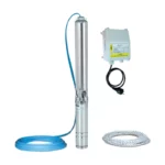 Pompe inox pour forage 4" monophasée équipée – Calpeda 4SDP