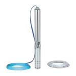 Pompe inox pour forage 4" triphasée équipée – Calpeda 4SDP