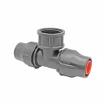 Té à bagues taraudé Ø 16 à 25 mm – Palaplast