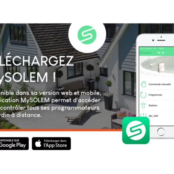 Programmateur d’arrosage Bluetooth secteur 24V – Solem BL-IS – Image 2