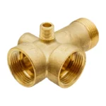 Raccord laiton long 5 voies – 1" – Image 2