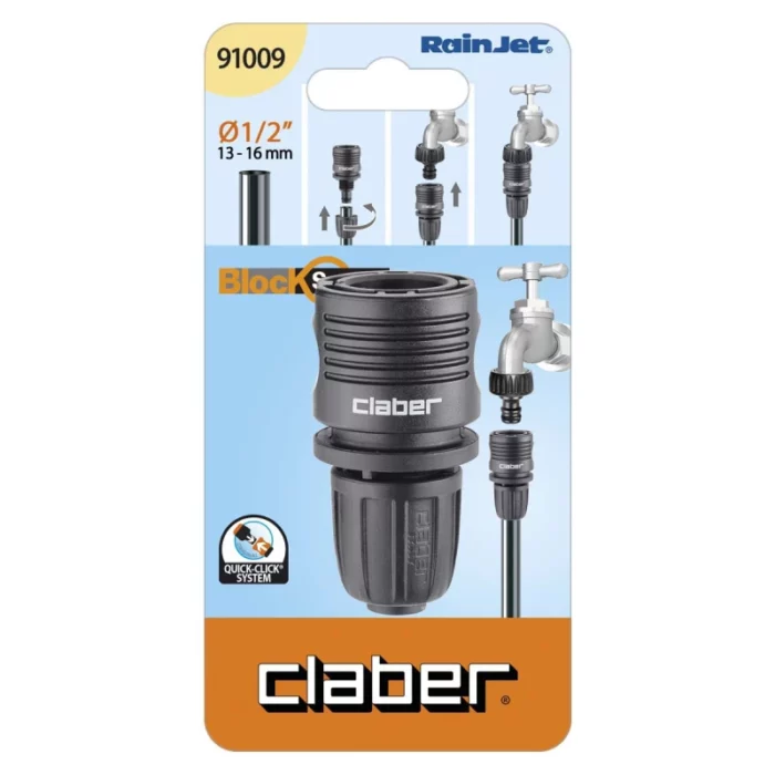 Raccord rapide pour goutte-à-goutte – Claber – Image 2
