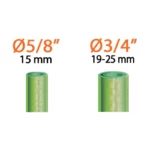 Raccord rapide sans clapet Ø 15 et 19mm - Claber – Image 2