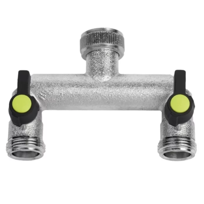 Répartiteur de robinet de jardin - laiton – Image 2