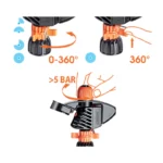 Arroseur à battant sur trépied Impact Tripod - Claber – Image 3