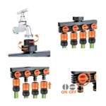 Nez de robinet à 4 voies - Claber – Image 3