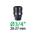 Raccord rapide femelle x fileté 3/4" - Claber – Image 3