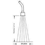 Pomme d'arrosage alu à baïonnette - Geka – Image 4