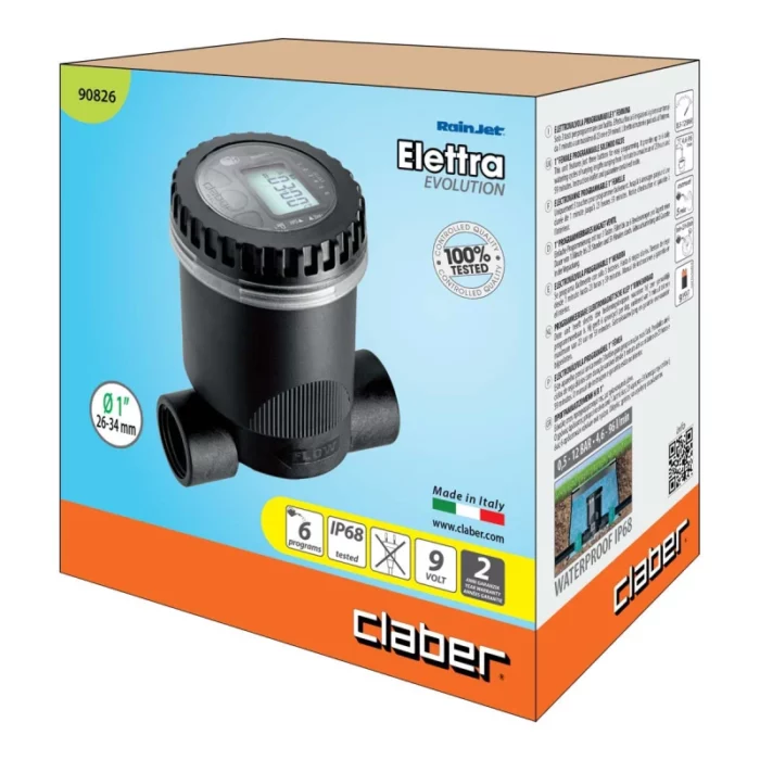 Vanne programmable à pile 9V – Claber – Image 4