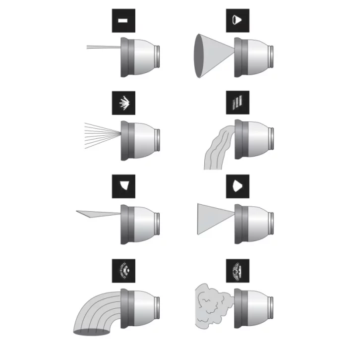 Pistolet Multi-jets métal - Ribimex – Image 5